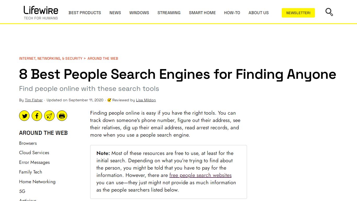 8 Best People Search Engines You Can Use to Find Anyone - Lifewire